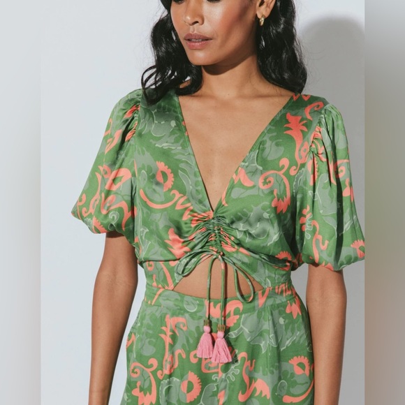 CLEOBELLA SATIN JUMPSUIT - Picture 3 of 5